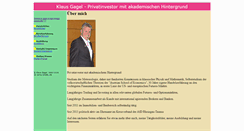 Desktop Screenshot of gagel.de